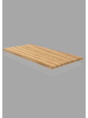 Rafburada 20X30 cm Meşe Ahşap Raf - Suntalam Tekli Raf