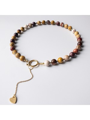 THEIA GemWorks Valora - Mokait Jasper & Hematit Kolye