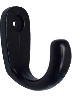 EkoAlışverişDünyam Büyük Tekli Fincan Askı, Dekor Askısı - Siyah, 100 Adet, 12X23X30 mm