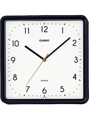 UltraMint Modern Siyah Kare Duvar Saati, 24,5 Cm, Şık ve Zarif Tasarım