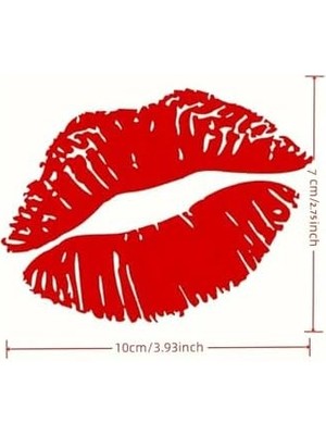 Dudak Desenli (10X7 Cm) 1 Adet