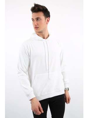 Evolaria Iki Iplik Kapşonlu Kanguru Cepli Erkek Günlük Sweatshirt