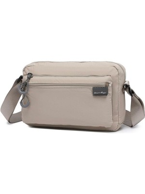 Smart Bags Ekstra Hafif Kumaş Postacı Çantası BC 3148 - Bej