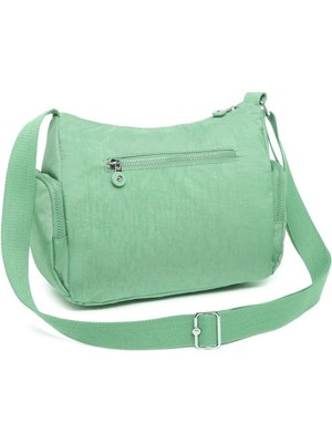 Smart Bags Krinkıl Kumaş Su Geçirmez Kadın Çapraz Çanta BC 1115 - Açık Yeşil