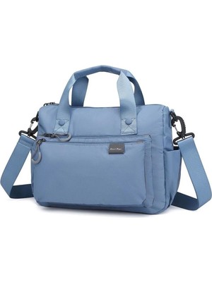 Smart Bags Extra Hafif Kumaş Kadın Postacı Çantası BC 3141 - Jeans Mavi