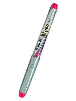 Pilot Kalem Tutucu Tek Kullanımlık V-Pen Kırmızı Svp-4m-R, Kırmızı