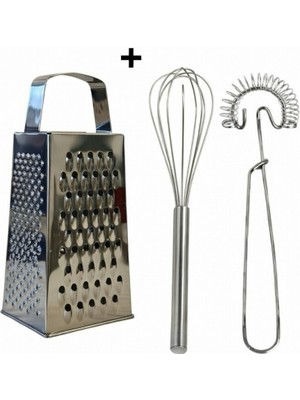 IKEA Çelik Rende + 2 Li Çırpıçı 2 Li Mutfak