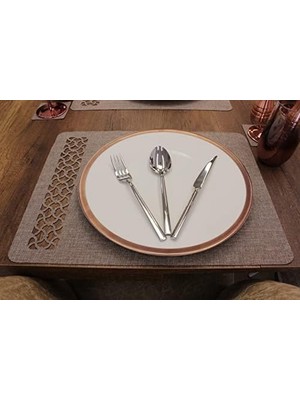Kahverengi Egzotik Int Lazer Kesim Amerikan Servis 2 Adet 35X45 cm