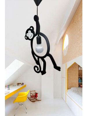 Şık Siyah Sarkıt Avize, Bebek ve Çocuk Odası, Mutfak, Cafe, Ofis Dekoru