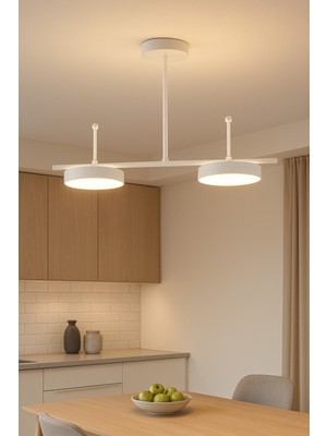 Modern Beyaz LED Avize, Salon, Yatak Odası ve Giyinme Odası Için Işıklandırma