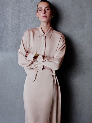 Lc Waikiki Yeni Sezon Fırfır Detaylı Kadın Gömlek Tunik