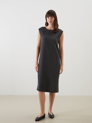 Lc Waikiki Yeni Sezon Bisiklet Yaka Dokulu Elbise