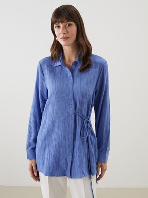 Lc Waikiki Yeni Sezon Dokulu Gofre Kadın Gömlek Tunik