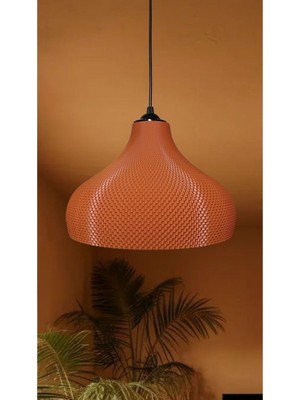 Leila Kiremit Renk Çok Amaçlı Sarkıt Avize E27, Yatak Odası ve Mutfak Için