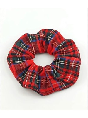 Ekoseli Lastik Toka Büyük Boy Haki Tek Ebat