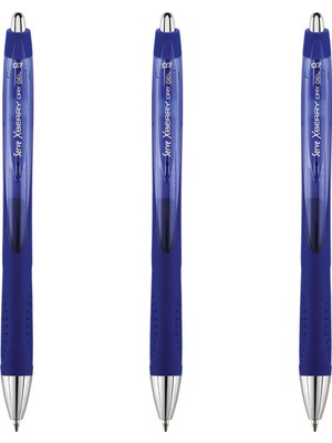 Jel Kalem 07MM Yuvarlak Uc K.mavı 03 3lu Set