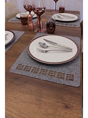 Gri Tangram Int Lazer Kesim Amerikan Servis 2 Adet 35X45 cm