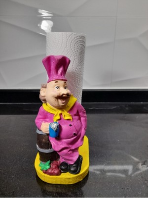 Şık Pembe Mutfak Kağıt Rulo Havluluk ve Peçetelik Aksesuarı