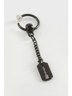 Nacario Jilet Erkek Çelik Küpe