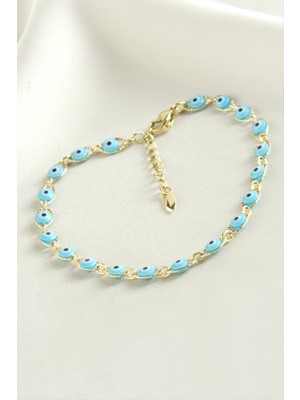 Nacario Xuping Nazar Boncuk Çelik Bileklik