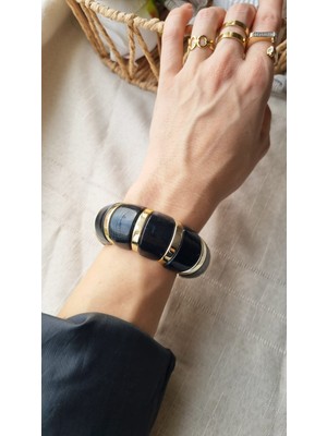 Initium Premium Kalite Çift Lastikli Kemik Bilezik