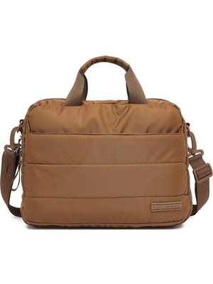 Smart Bags Yumuşak Kumaş Uniseks Evrak ve Laptop Çantası 8724 - Camel