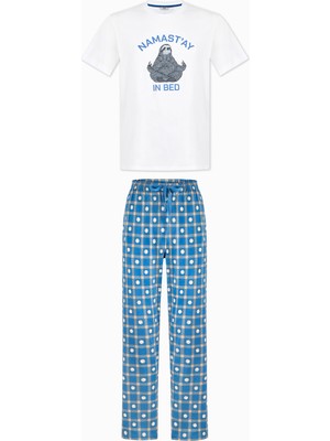Penti Erkek Renkli Namastay in Bed Pijama Takımı
