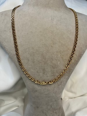 Normadia Kadın Rose Gold Kalın Zincir Kolye, Şık ve Parlak Tasarım