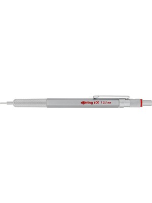 Rotring Versatil Kalem 600 0.5 mm Krom Renkli Mekanik Kalem Yüksek Kalite