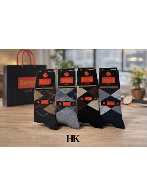 4'lü Ranya Lux Erkek Çorabı