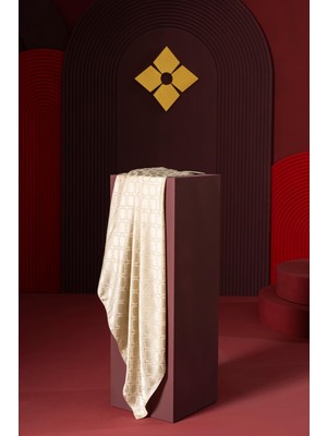 Jawel Kadın Geometrik Jakarlı Eşarp