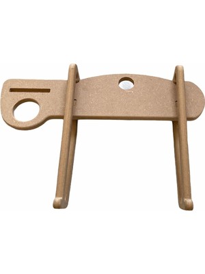 Doğal Ahşap Laptop Standı