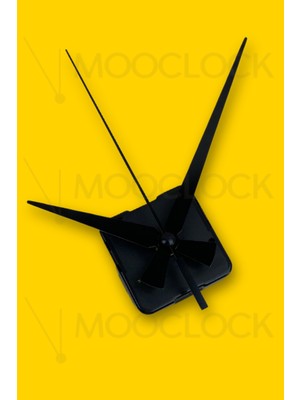 UltraMint Sessiz Duvar Saati Mekanizması, 14 mm Şaft, Akrep, Yelkovan, Saniye Içeren Ürün