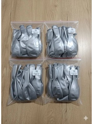 Hbk Krom Silver (Gümüş) Balon 11 Inç