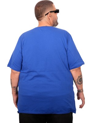 ModeXL Mode Xl Büyük Beden Unisex Bisiklet Basic Tshirt 20031 Saks