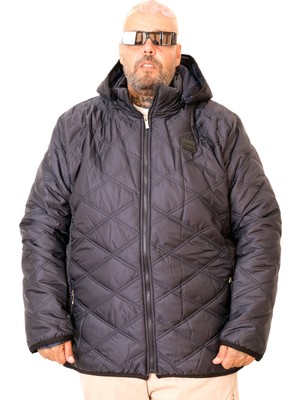 ModeXL Mode Xl Erkek Büyük Beden Mont Kapşonlu U25703
