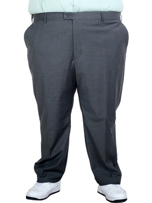 ModeXL Mode Xl Büyük Beden Erkek Kumaş Superior Pantolon 21024 Fume