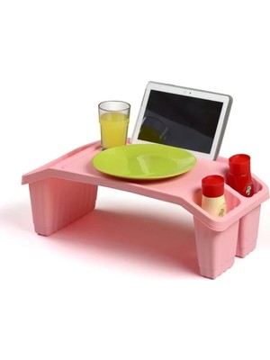 abnturk Renkte Garanti Yok-Pratik Plastik Aktivite Laptop Notebook Masası 10 Renk Içinde