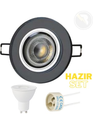 Modern Zambak Tasarımlı 7W Gün Işığı Cam Spot Lamba