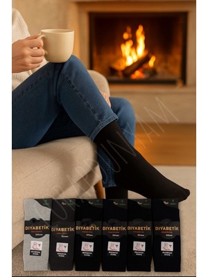 Çorap Dünyam Erkek 6lı Şeker Çorabı  Dikişsiz Bambu Çorap