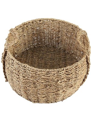 Delixa Tony Naturel Kulplu Sepet 38 cm