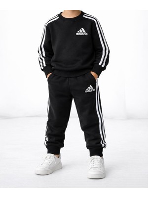 BeU Kids Erkek Çocuk 3 Iplik Fırçalı Kumaş %100 Pamuk Eşofman Takım