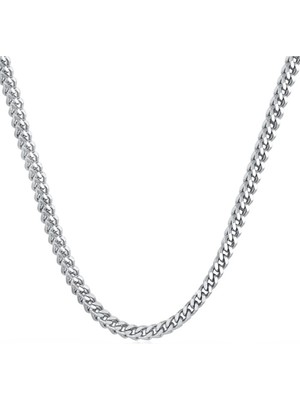 Normadia Kadın ve Erkekler Için 5 Mm. 60 cm Çelik Balık Sırtı Zincir