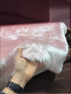 Plush Studio Ymf Peluş Kumaş Uzun Tüylü 50X150 cm Ev Tekstili