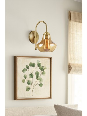 Rustik Bal Camlı Aplik, Salon, Mutfak ve Yatak Odası Için Şık Tasarım