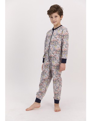 Rolypoly Erkek Çocuk Krem Tulum