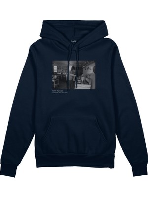 The Lucid Lab Keith Richards Montauk New York 1975 Oversize Hoodie - Lacivert