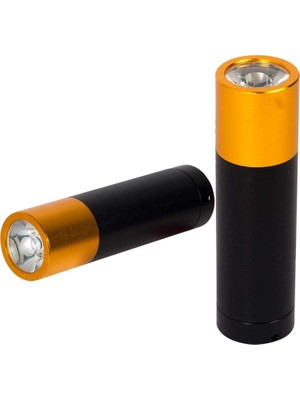 Powermaster Power Led'li 3 AAA Pil Metal Kasa Duracell Tip Fener (Tekli)