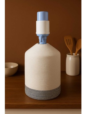 Jüt Hasır Görünümlü Damacana Kılıfı, Şık ve Doğal Su Sebili Örtüsü