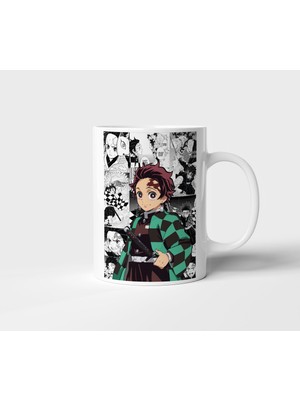 Demon Slayer Tanjiro Kamado Anime Tasarımlı Seramik Kupa